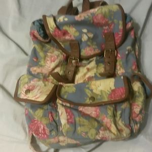 Floral Book Bag